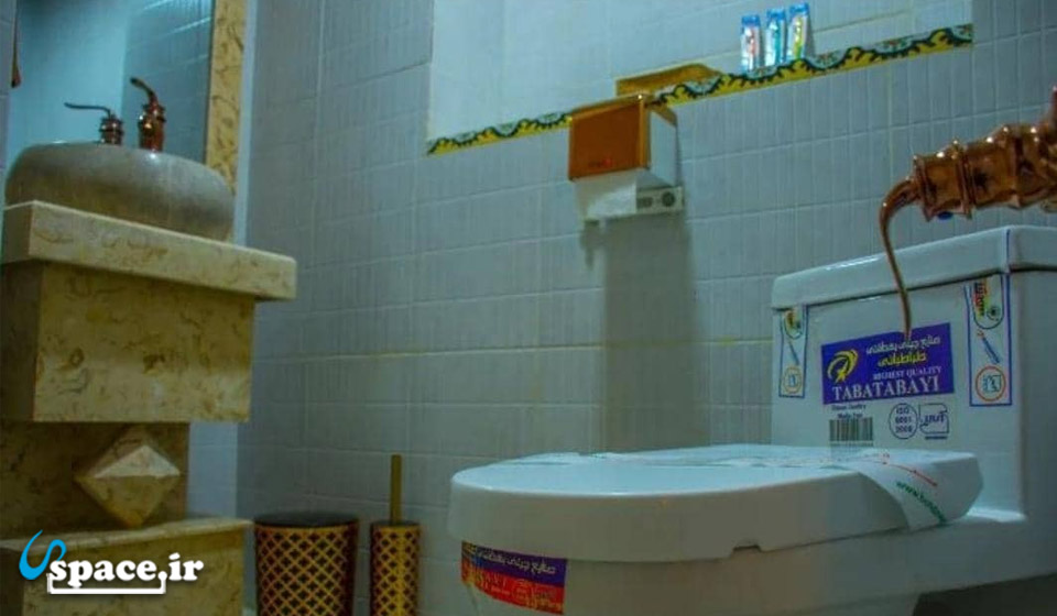 سرویس بهداشتی اتاق دلگشا هتل سنتی تابش - شیراز
